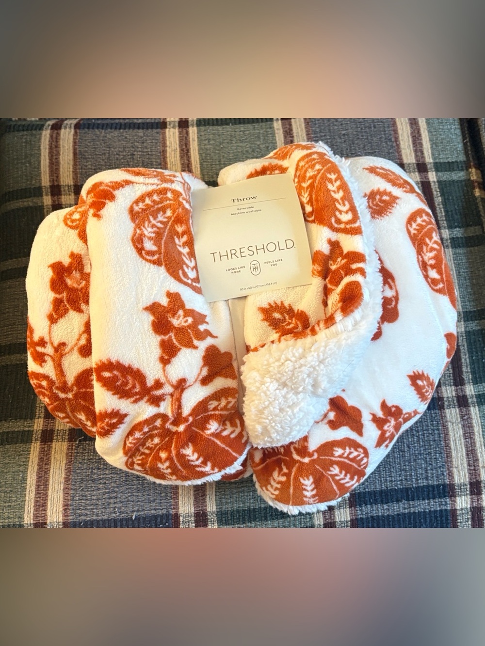 Threshold Fleece Throw Blanket